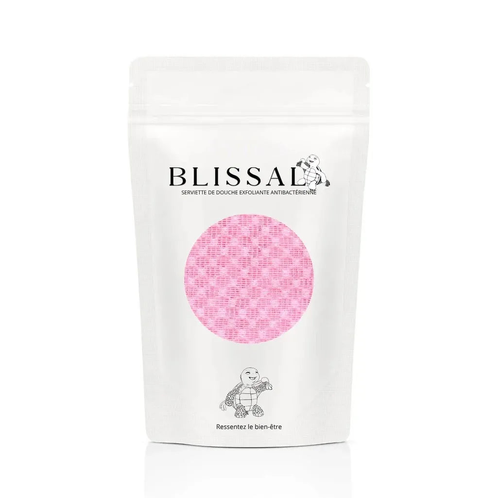 Blissalo™ – Serviette de Douche Exfoliante Antibactérienne
