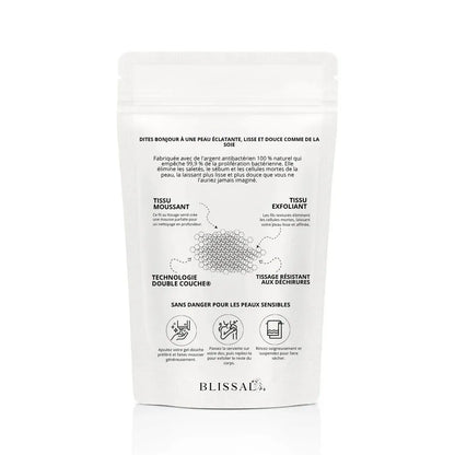 Blissalo™ – Serviette de Douche Exfoliante Antibactérienne