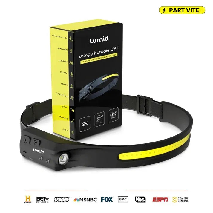 Lumid™ Lampe frontale 230°