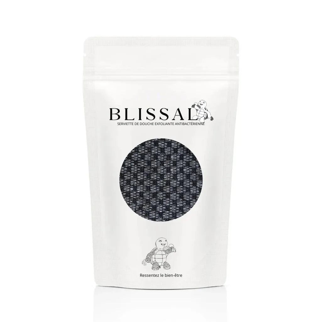 Blissalo™ – Serviette de Douche Exfoliante Antibactérienne
