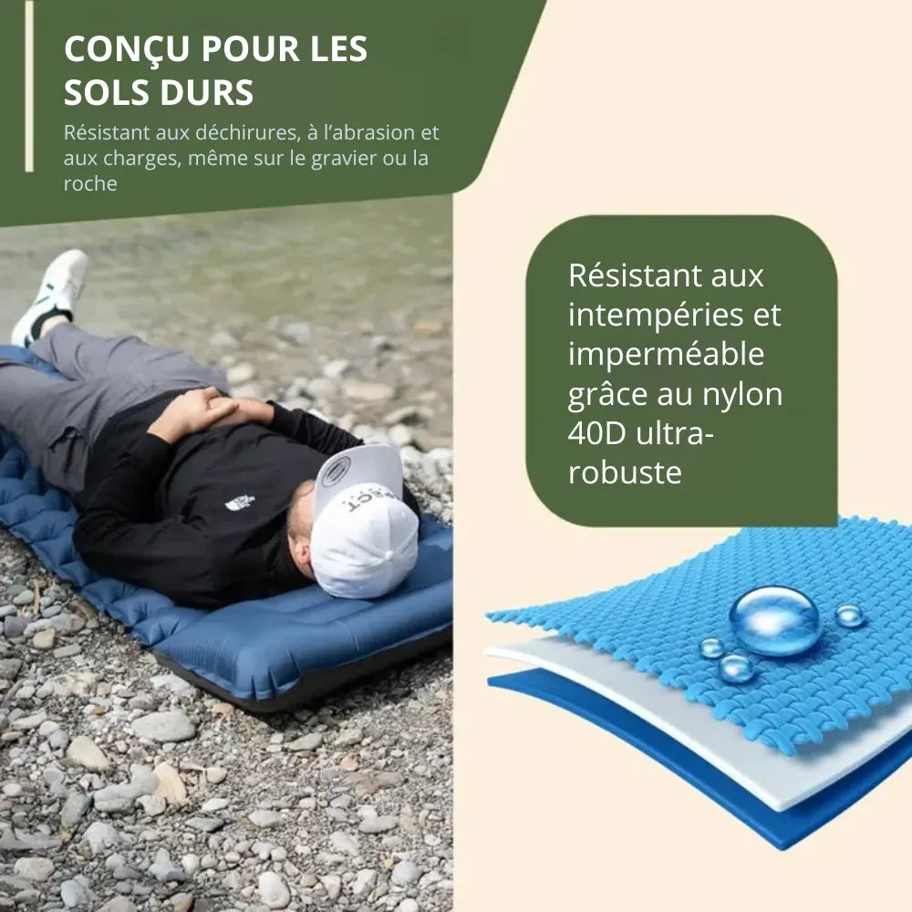 Matelas de sol ultraléger & compact – parfait pour les aventures en plein air